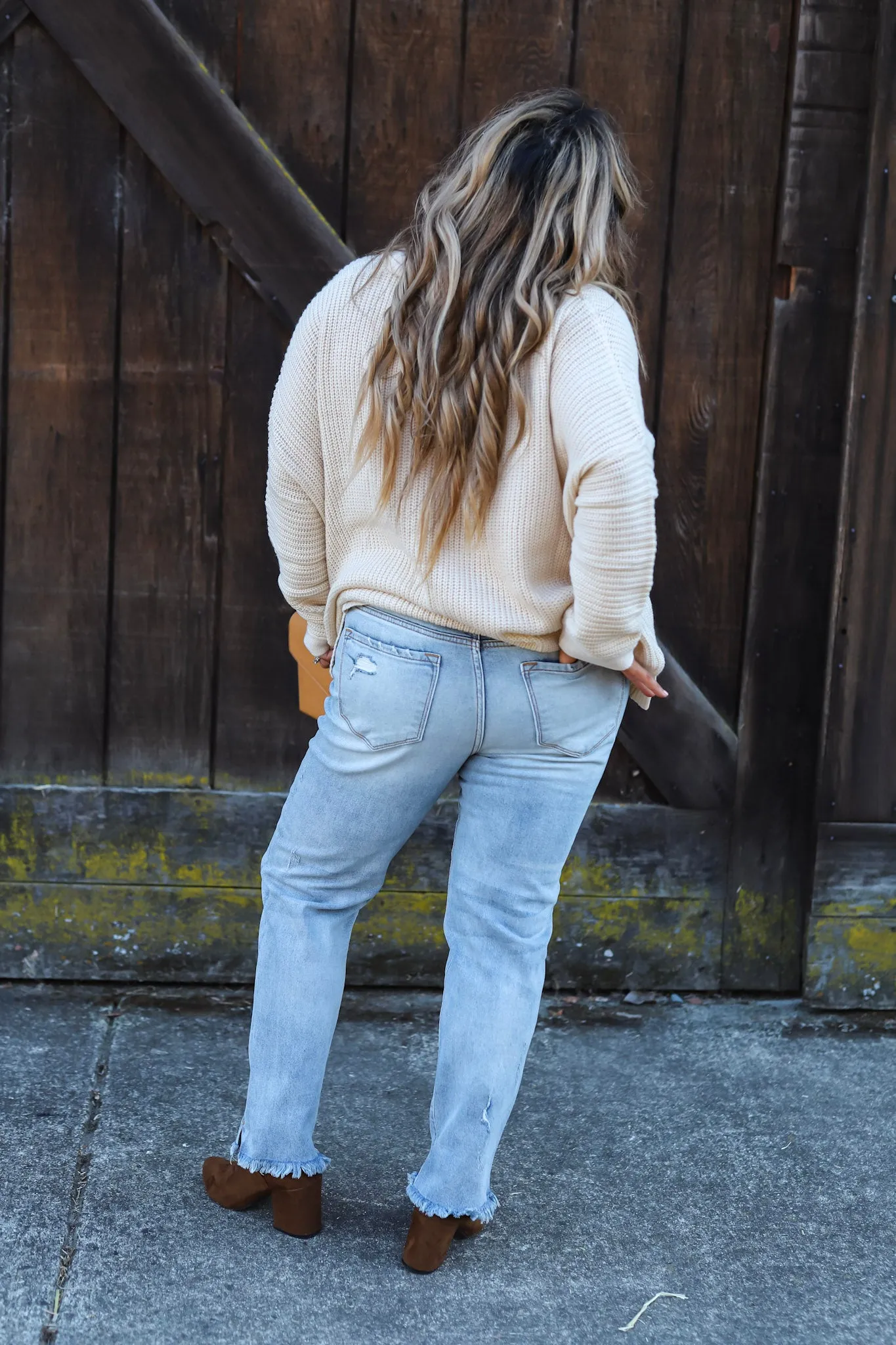 The Kalista High Rise Straight Leg Jean
