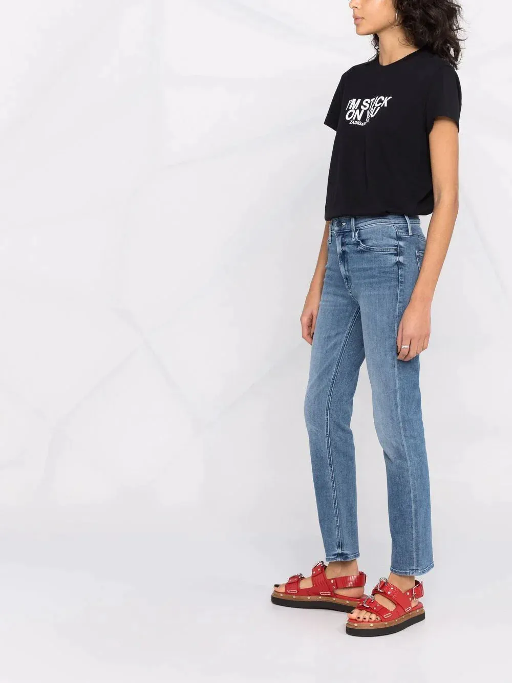 The Mid Rise Dazzler Ankle Jeans