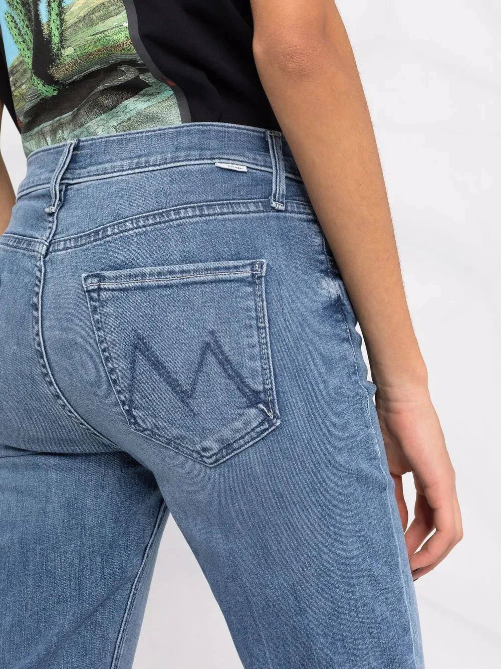 The Mid Rise Dazzler Ankle Jeans
