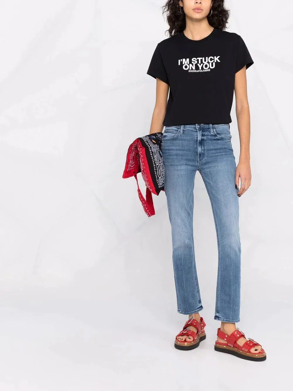 The Mid Rise Dazzler Ankle Jeans