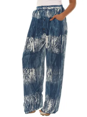 Tie Dye Pocket Palazzo Pants