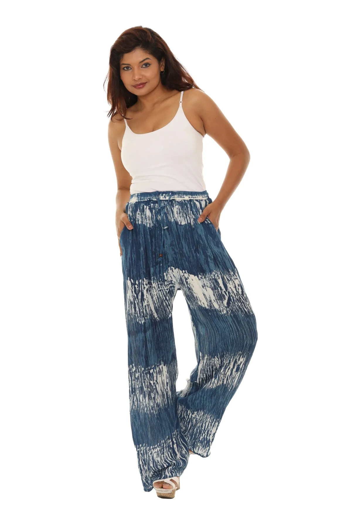 Tie Dye Pocket Palazzo Pants