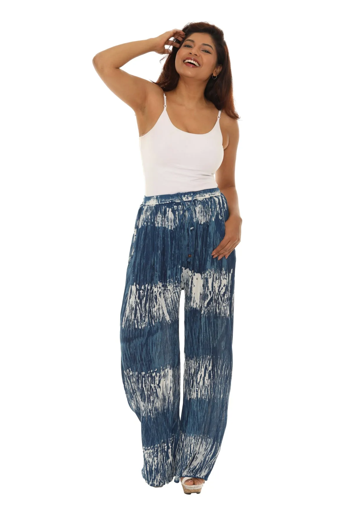 Tie Dye Pocket Palazzo Pants