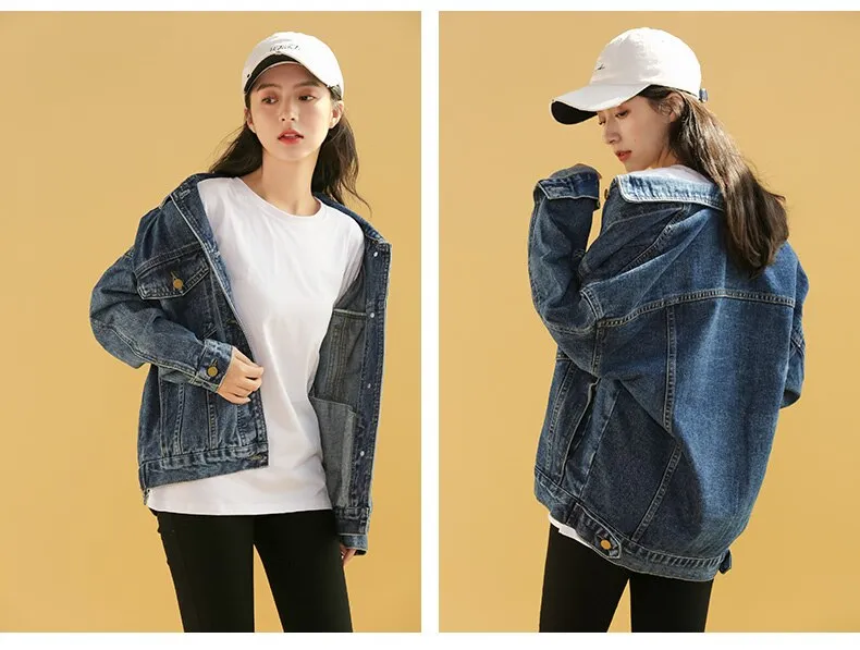 Women's Denim Jacket | Women Denim Coat | Women’s Jean Jacket | Blue Denim Jacket | Smalt Jean Jacket | Casual Jean Coat | Jacket for Women
