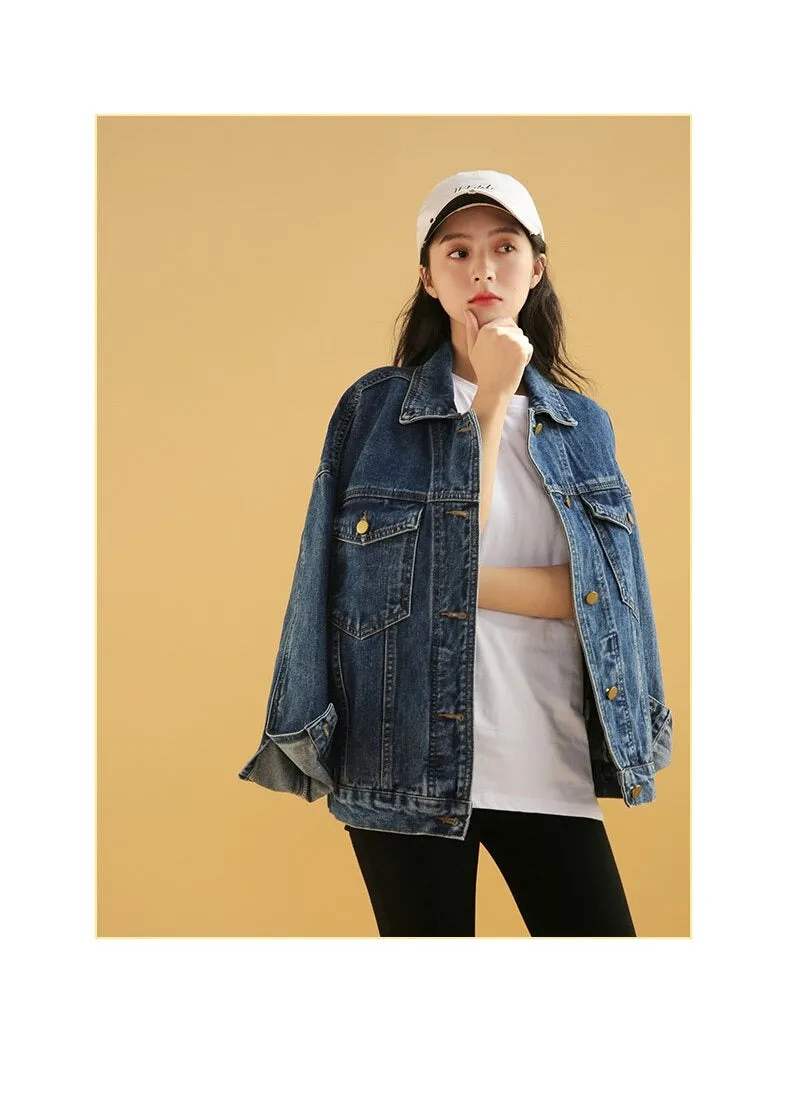 Women's Denim Jacket | Women Denim Coat | Women’s Jean Jacket | Blue Denim Jacket | Smalt Jean Jacket | Casual Jean Coat | Jacket for Women