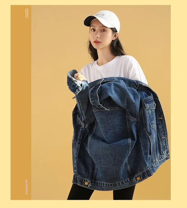 Women's Denim Jacket | Women Denim Coat | Women’s Jean Jacket | Blue Denim Jacket | Smalt Jean Jacket | Casual Jean Coat | Jacket for Women