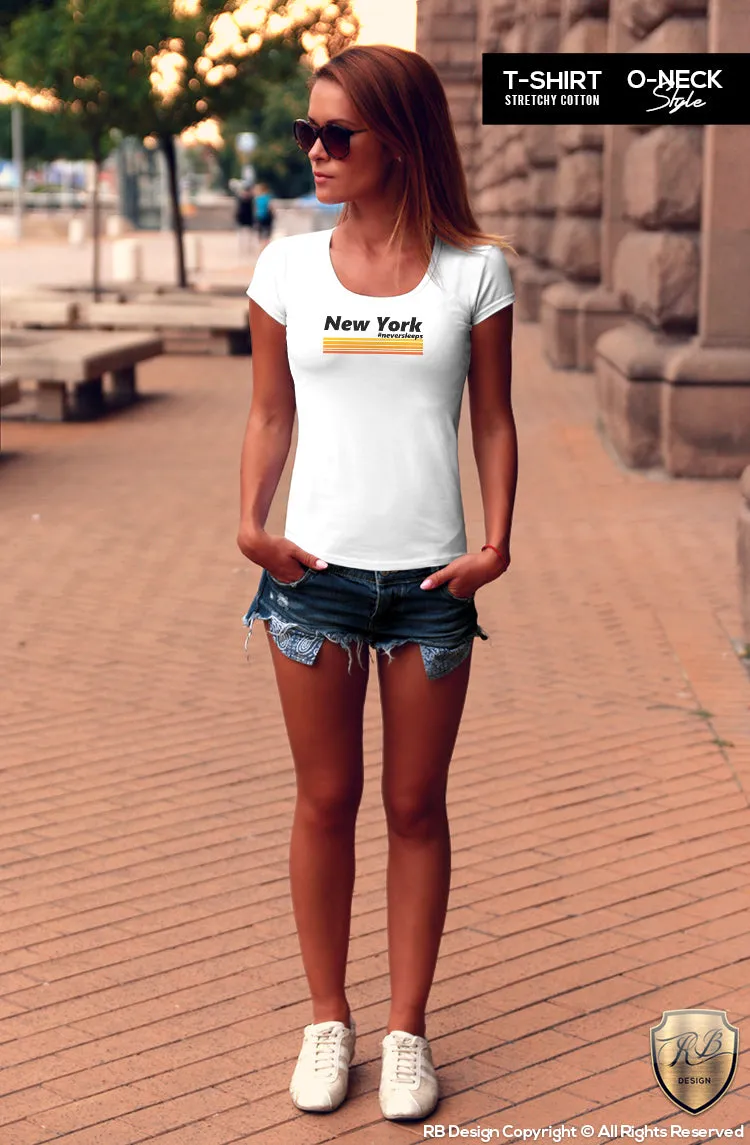 Women's Designer T-shirt With Sayings "New York" WTD28
