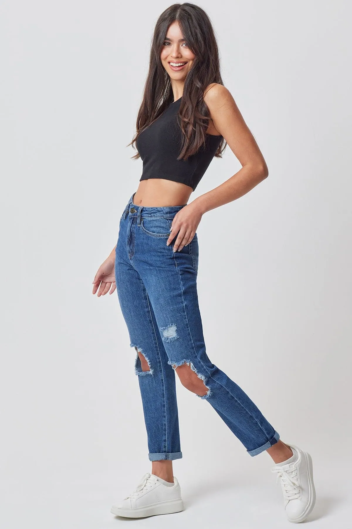 Women's Hybrid Dream Mom Fit Ankle Jeans