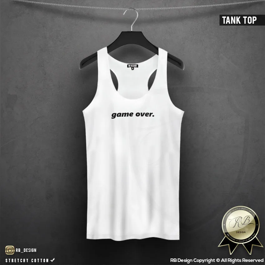 Women's T-shirt With Sayings " Game Over" WTD26 Black