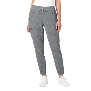 WonderWink Women's Jogger Scrub Pant - Grey Heather