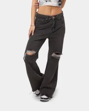 XXIII Women's Reese Rip Knee Jeans Black